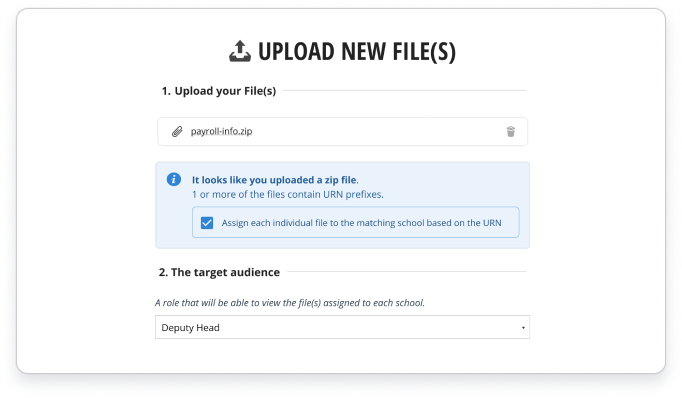 Upload New Files